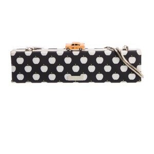 EUC Kate Spade 2013 Far From The Tree Taxi Off Duty Frame Clutch Shoulder Bag